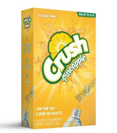 Crush Zero Sugar Singles To Go - Pineapple