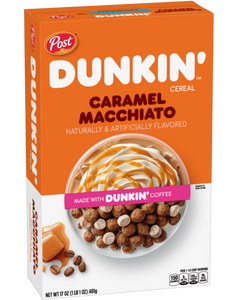 Dunkin' Caramel Macchiato Cereal - Family Size - 17 oz