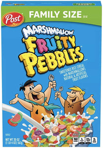 Fruity Pebbles Marshmallow Cereal - Family Size - 20 oz