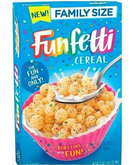 Funfetti Cereal - Family Size - 17 oz