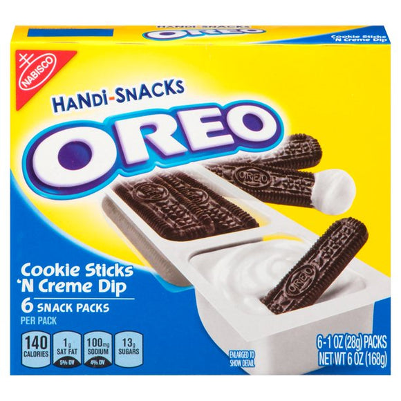 Handi - Snacks Oreo - 6 Pack - 6 oz