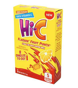 Hi-C Zero Sugar Singles To Go - Flashin Fruit Punch