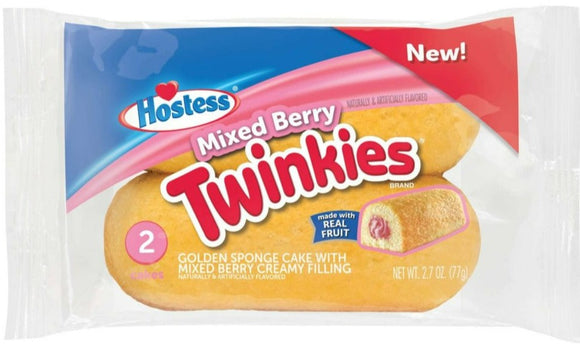 Hostess Mixed Berry Twinkies - 2 Pack - 2.7 oz