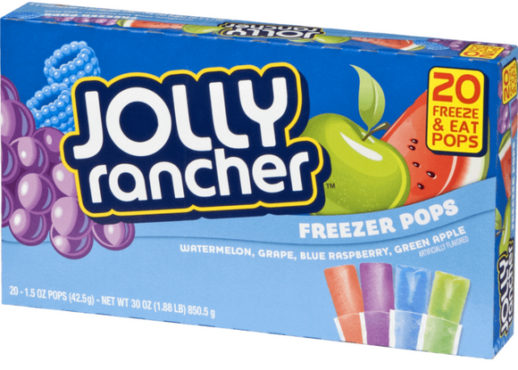 Jolly Rancher Freezer Pops - 20 ct - 30 oz