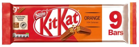 Kit Kat Orange UK - 9 Bars - 186.3 g