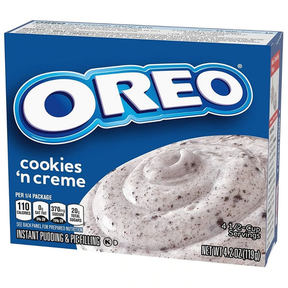 Kraft Jell-O Instant Pudding Oreo Cookies and Cream - 4.2 oz