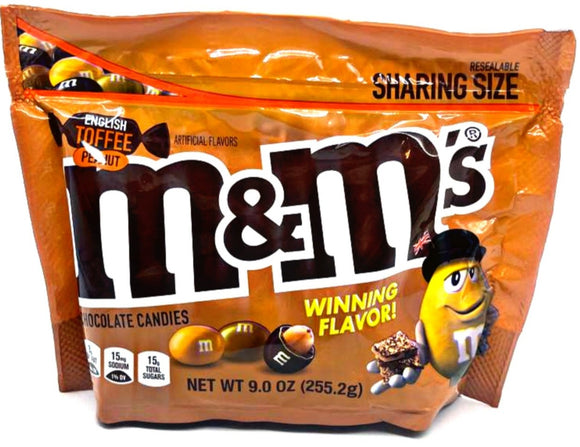 M&M's English Toffee Peanut Sharing Size - 9 oz