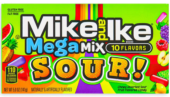 Mike and Ike - Sour Mega Mix Theatre Box - 5 oz