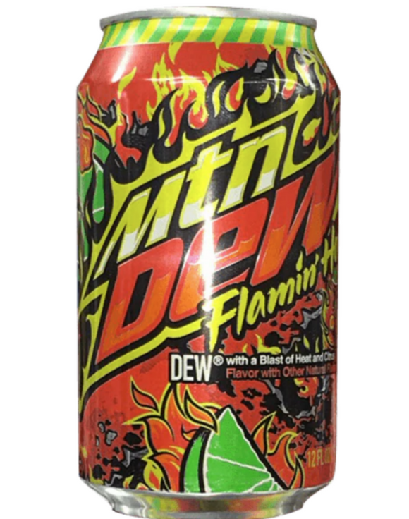Mountain Dew Flamin' Hot Can (355 ml)