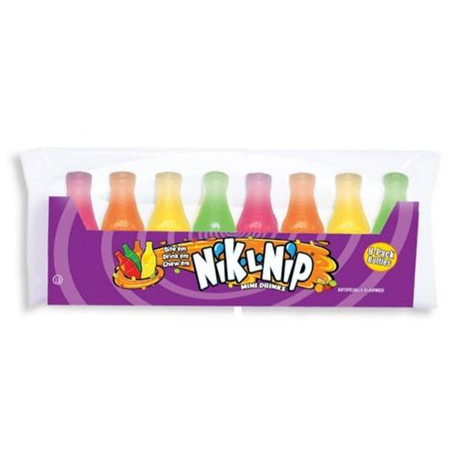 Nik L Nip Wax Bottle Mini Drinks - 8 Pack - 2.79 oz