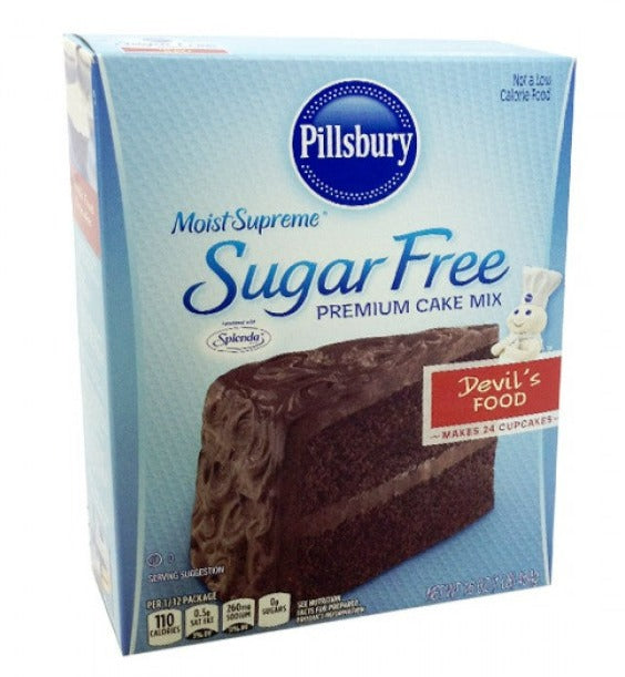 Pillsbury Sugar Free Cake Mix - Devil's Food - 16 oz (BB Apr 2023)