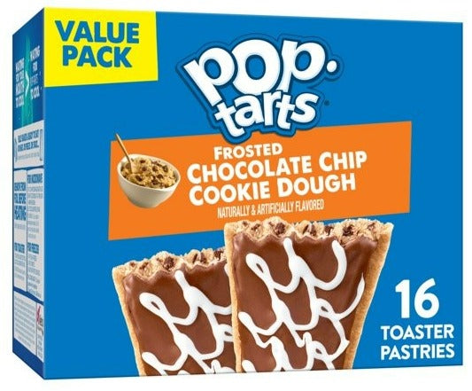 Pop Tarts Frosted Chocolate Chip Cookie Dough - 16 Pack