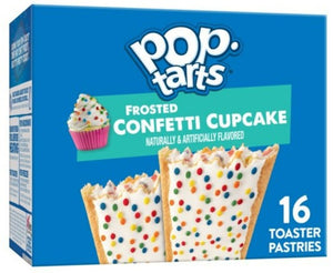 Pop Tarts Frosted Confetti Cupcake - 16 Pack