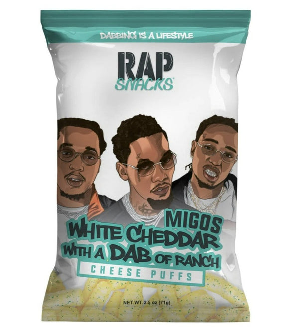 Rap Snacks - Migos White Cheddar Popcorn - 2.5 oz