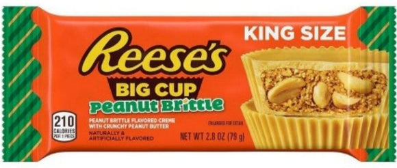 Reese's Big Cups Peanut Brittle - King Size - 2.8 oz