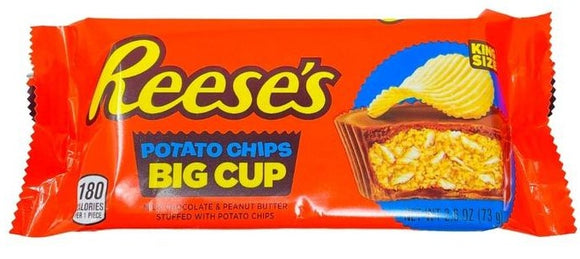 Reese's Big Cups with Potato Chips - King Size - 2.6 oz