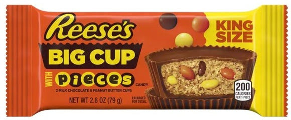 Reese's Peanut Butter Cup with Reese's Pieces - King Size - 2.8 oz