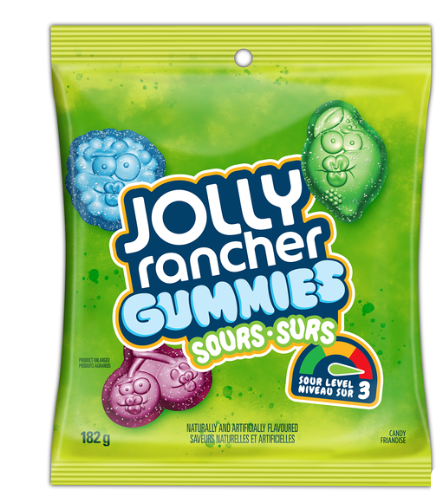 Jolly Rancher Gummies Sours - 182 g
