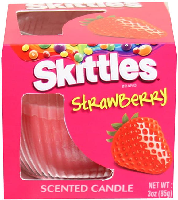 Skittles Scented Candle - Strawberry