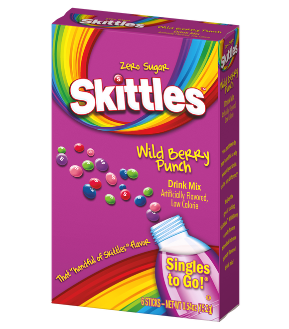 Skittles Singles To Go - Wild Berry
