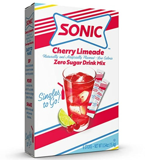 Sonic Zero Sugar Singles To Go - Cherry Limeade