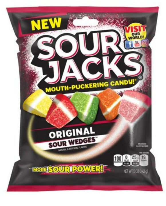 Sour Jacks - Original Sour Wedges - 5 oz