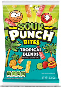 Sour Punch Bites - Tropical Blends - 5 oz