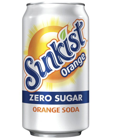 Sunkist Orange Zero Sugar Can (355 ml)