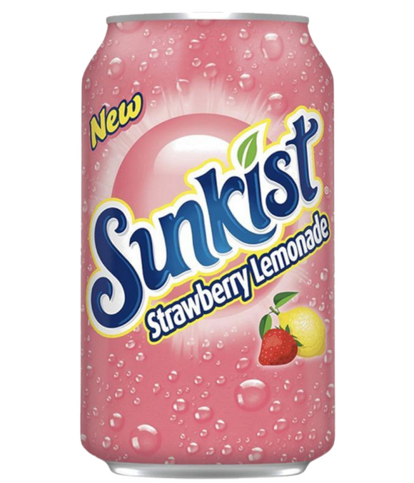 Sunkist Strawberry Lemonade Can (355 ml)