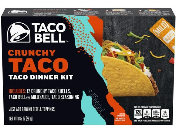 Taco Bell Crunchy Taco Dinner Kit - 8.85 oz