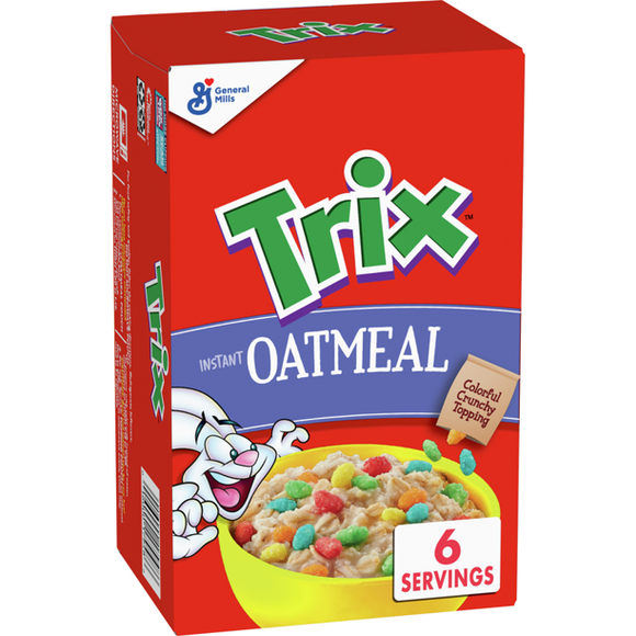 Trix Instant Oatmeal - 6 Pack Box - 8.64 oz (BB June 2022)
