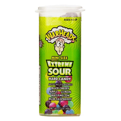 WarHeads - Extreme Sour Minis Hard Candy - 1.75 oz