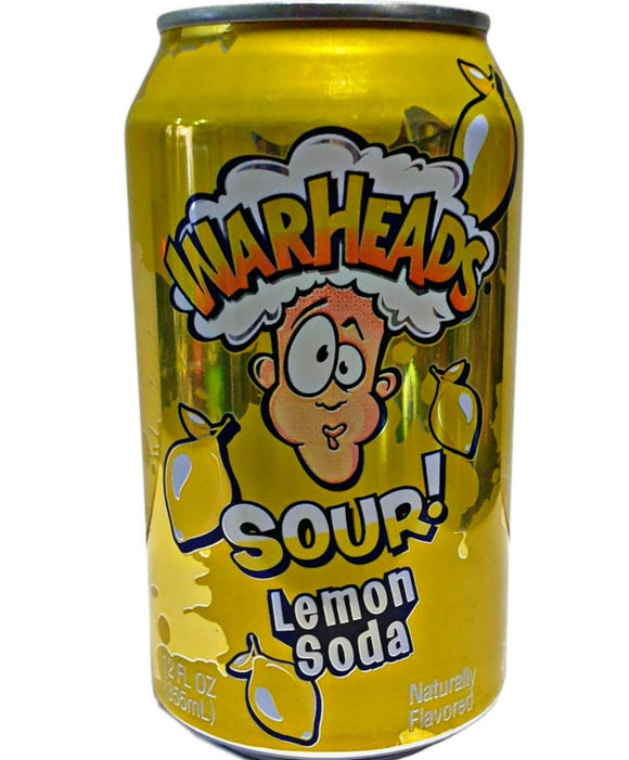 Warheads Sour Lemon Soda (355 ml)